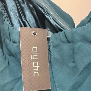 City Chic Ocean Blue Dress